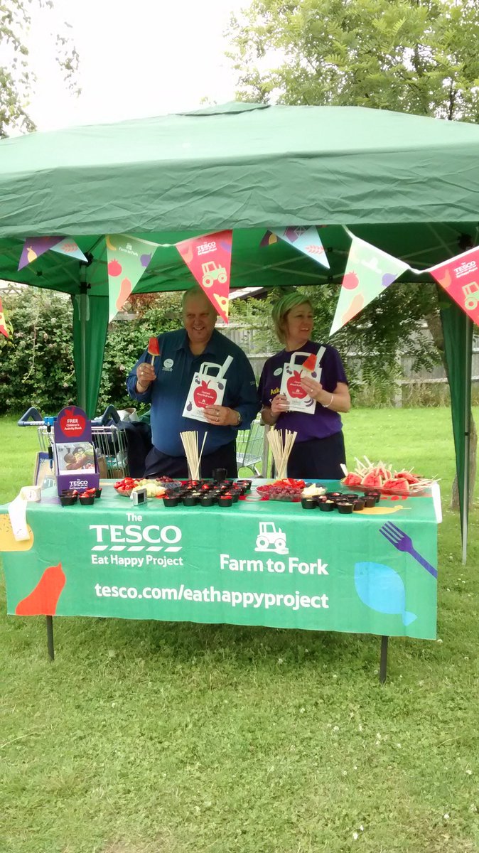 Tesco supporting in the community...summer fete at chestnut court come and join in the fun 🍡🎉🍓🍇