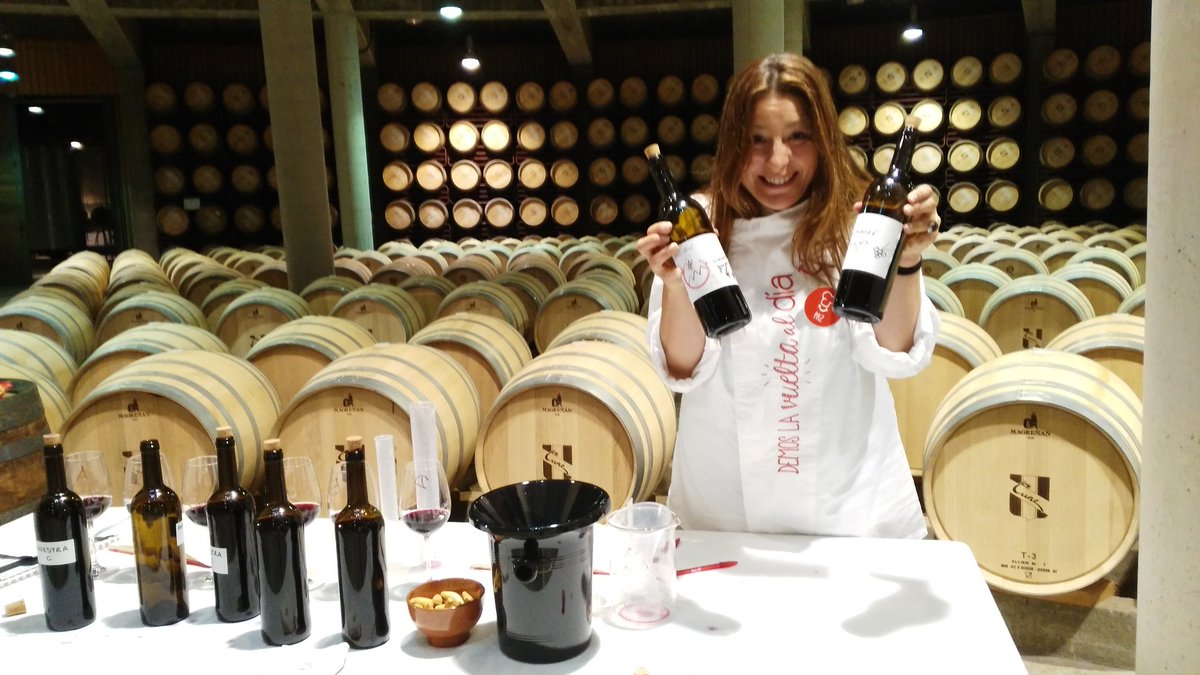 PaZladeando's tweet photo. Rioja Alavesa, en las bodegas de #viñareal
#campeonatodemos #masterclassdemos
#demoslavueltaaldia
#PaZladeando https://t.co/R8KKHGkpsQ