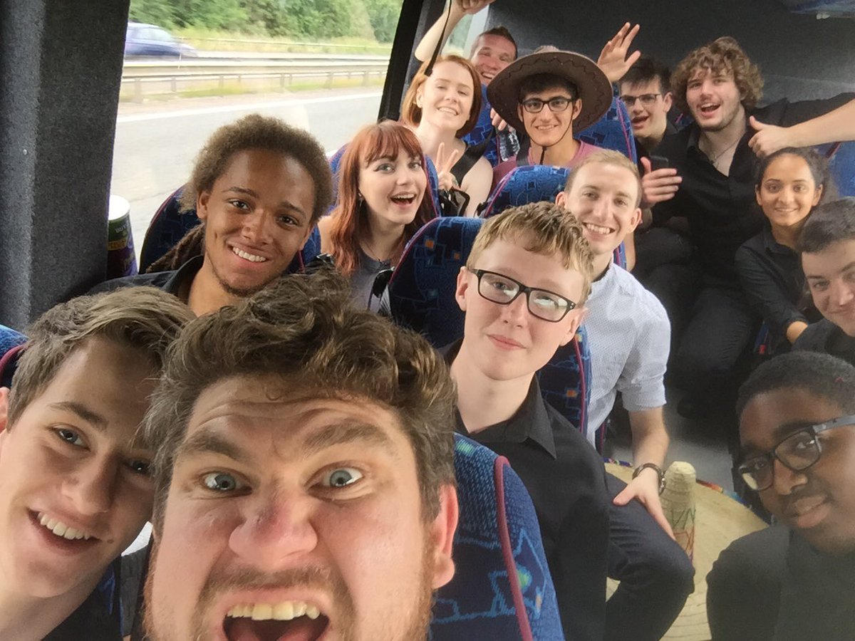 LutonYouthFunk's tweet image. And we&apos;re off! @LutonSixthForm Brass Group are en route to @TheCBSO to perform at the national @musicforyouth finals
