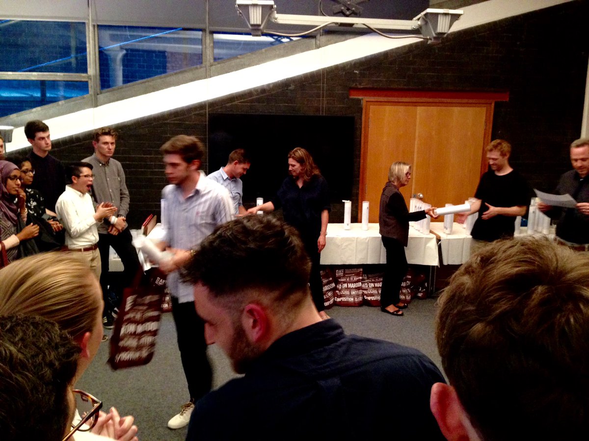 baseline_mag's tweet image. ISTD / Pentagram. Special event for UCA Epsom students: Constanca Castro, Jamie Bitmead, James Etherington