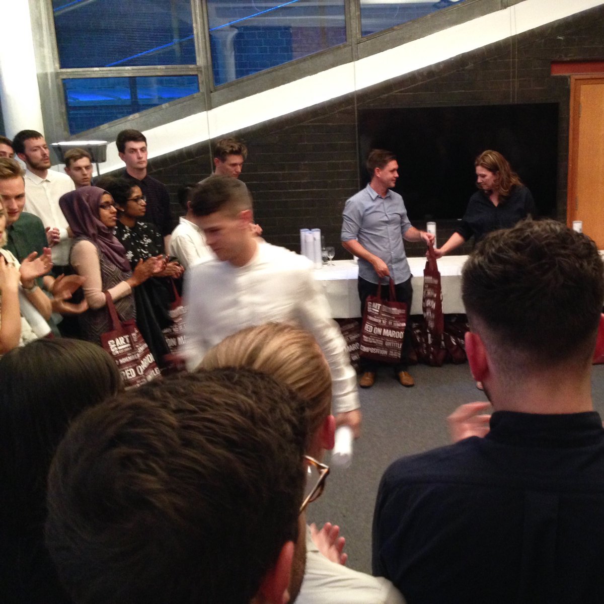 baseline_mag's tweet image. ISTD / Pentagram. Special event for UCA Epsom students: Constanca Castro, Jamie Bitmead, James Etherington