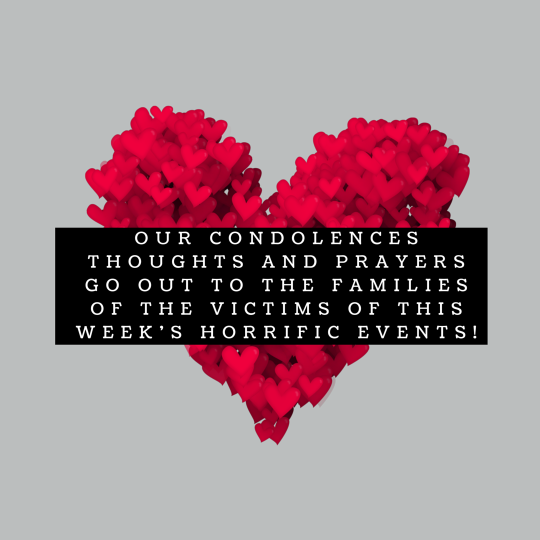 ARBernard's tweet photo. Our condolences thoughts and prayers go out to the families of the victims of this week's horrific events! https://t.co/f5yDCTDTEK