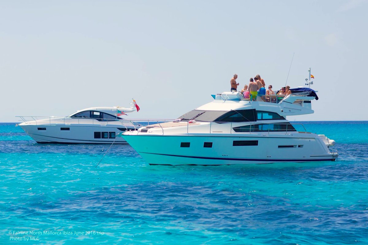 ☀️⚓️Happy weekend! Hope you have the chance to do some #FairlineYachts boating in fantastic mediterranean waters⚓️☀️