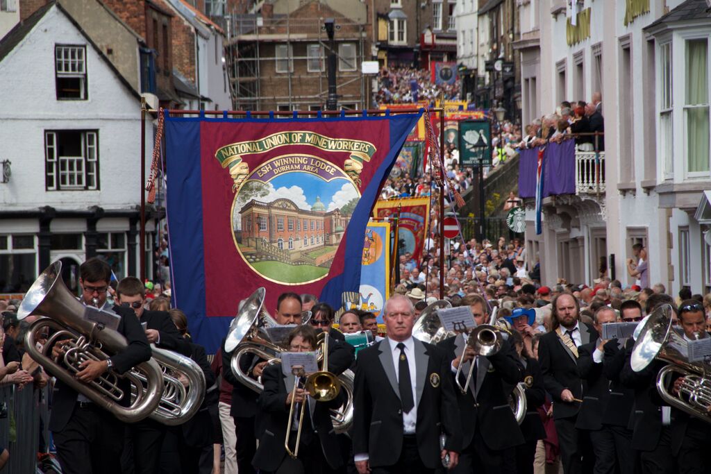 jeremycorbyn's tweet image. Today is about the solidarity of the mining industry - which really was Britain's Northern Powerhouse #TheBigMeeting
