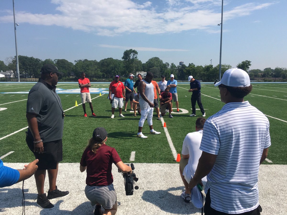 AP alumni Razahn Howard holds Pro Day for NFL draft attracts more than 20 NFL team scouts to APHS Stadium!