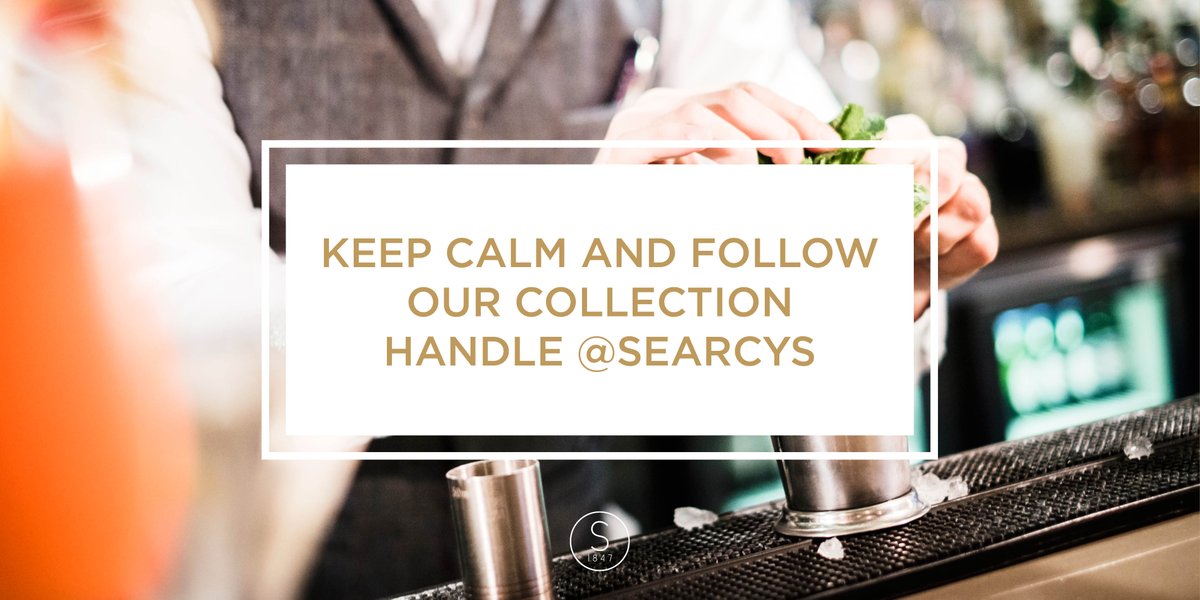 We're migrating our tweets to one account. Make sure you follow @Searcys to keep updated...
