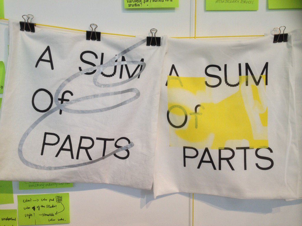 HAPPENING NOW: <a href="/peopleofprint/">People of Print</a> / Make Good Print #screenprinting #totes N15ET - The Archivist's Gallery #ASumofParts