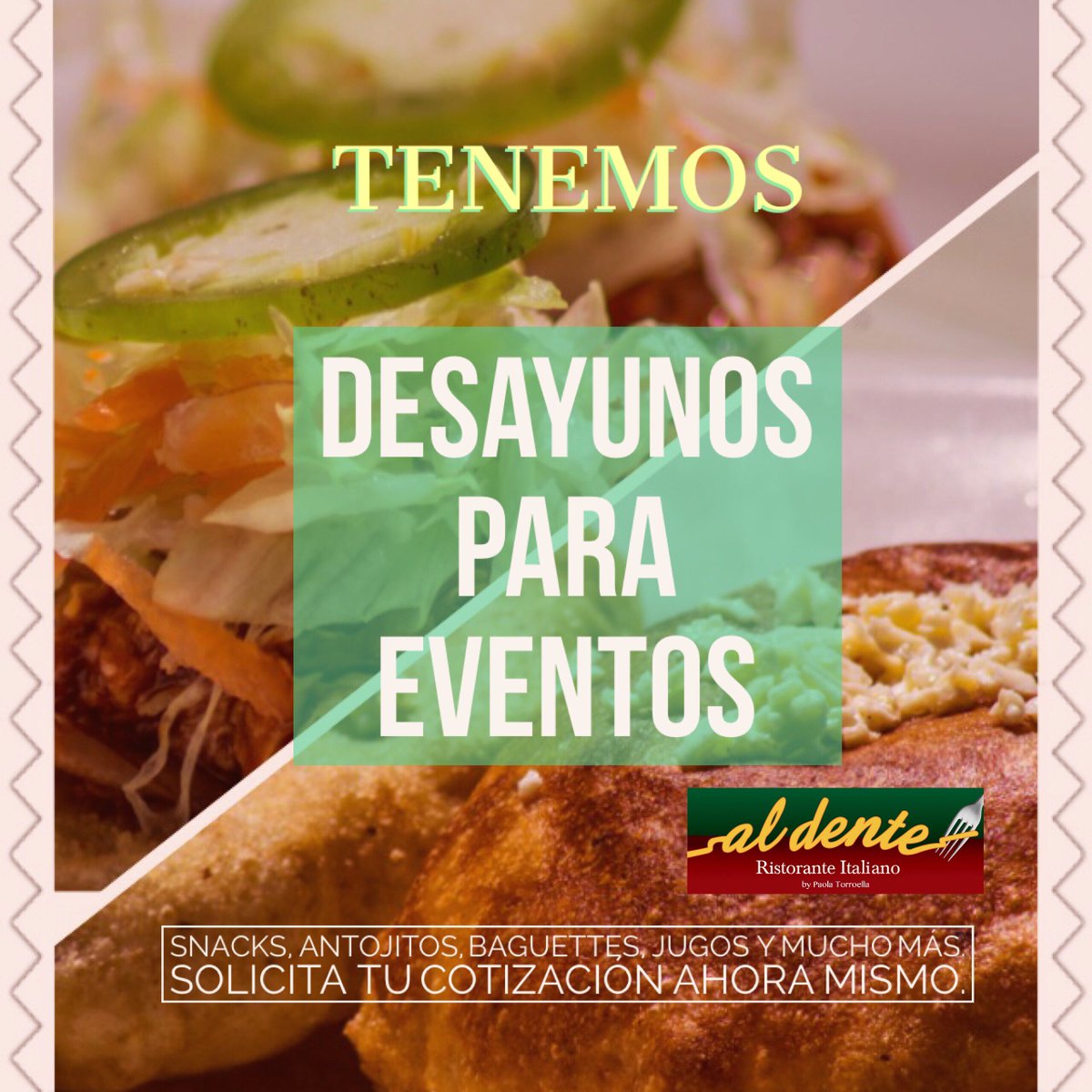 AlDenteSM's tweet photo. Conoce los Desayunos que tenemos para tu evento. Son #UnaFantasía compruébalo.
Desayunos en #Veracruz #BocaDelRío https://t.co/wyM5hgPzNQ