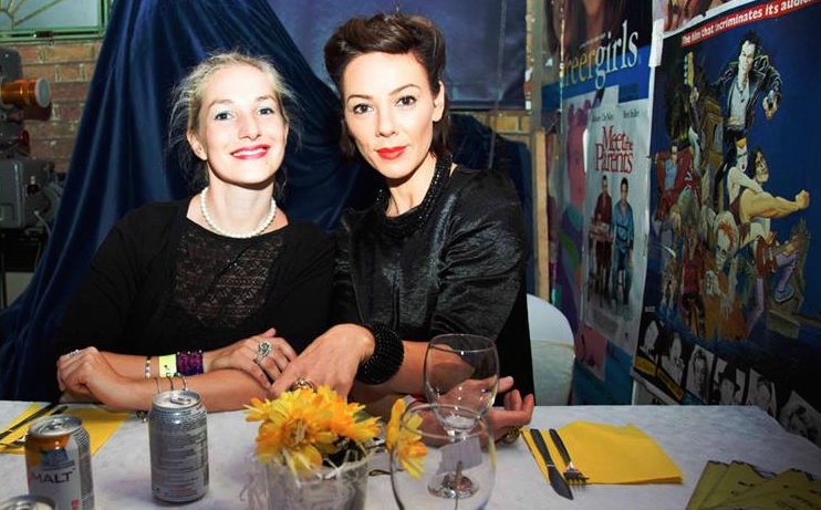BUFilmFestival's tweet photo. Clearly @VickiKisner &amp; @alexygray can't keep away from the BUFF Awards. Both will be back again this year. https://t.co/sZJ9xTgXRa