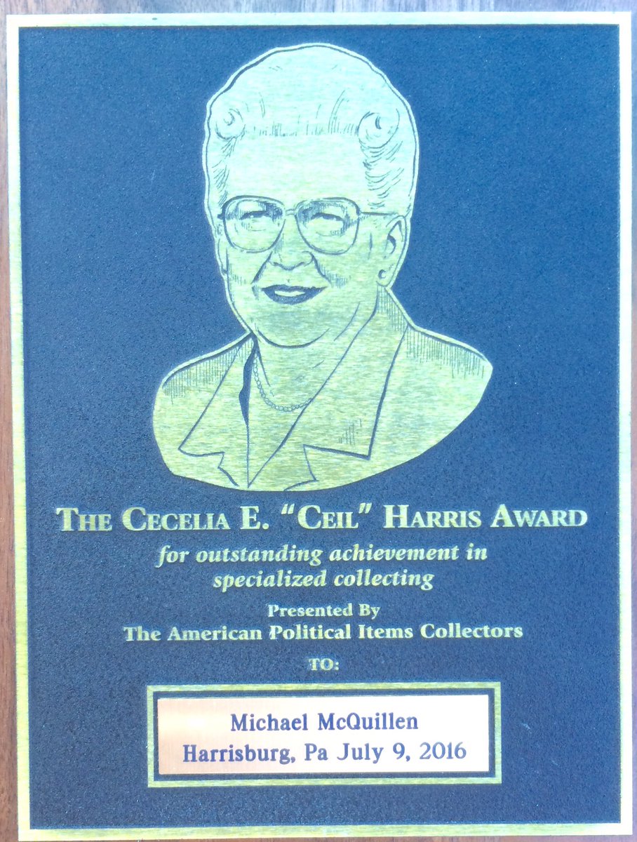 mike_mcquillen's tweet image. I am humbled and honored to have received the "APIC CEIL HARRIS AWARD" @APIC_USA #ButtonCon2016 Thanks Friends! #FB