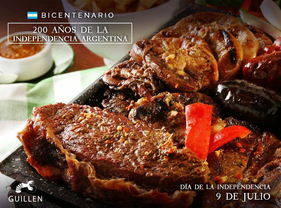 ¡Celebremos el bicentenario con un asado bien argentino! #Independencia #Argentina #Bicentenario