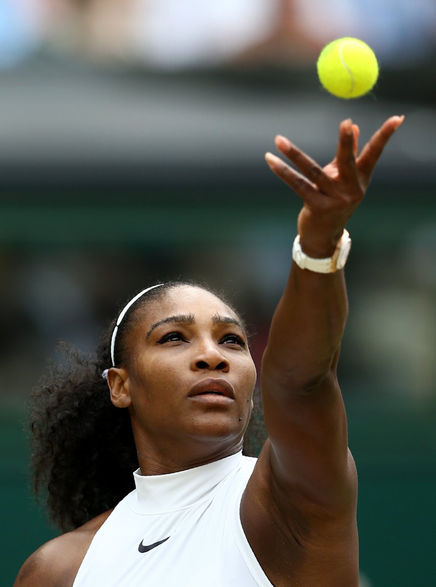 SportsCenter's tweet photo. First set goes to Serena!

She is 19-0 in Grand Slam finals when she wins the first set. https://t.co/HbEQoN70JI