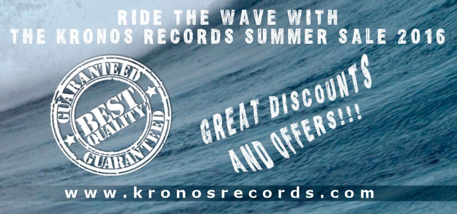 KronosRecords's tweet photo. KRONOS RECORDS SUMMER SALE 2016 
50% OFF ON MOST OF THE CATALOGUE! 
https://t.co/MFvhK8wcOF https://t.co/yH687BLTiA