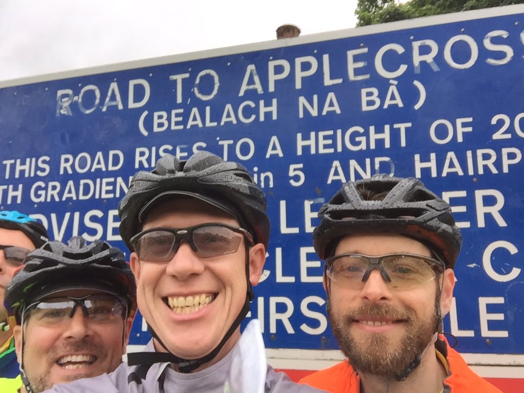 Up we go!! <a href="/londongreencc/">London Green Cycling</a> #Bealach