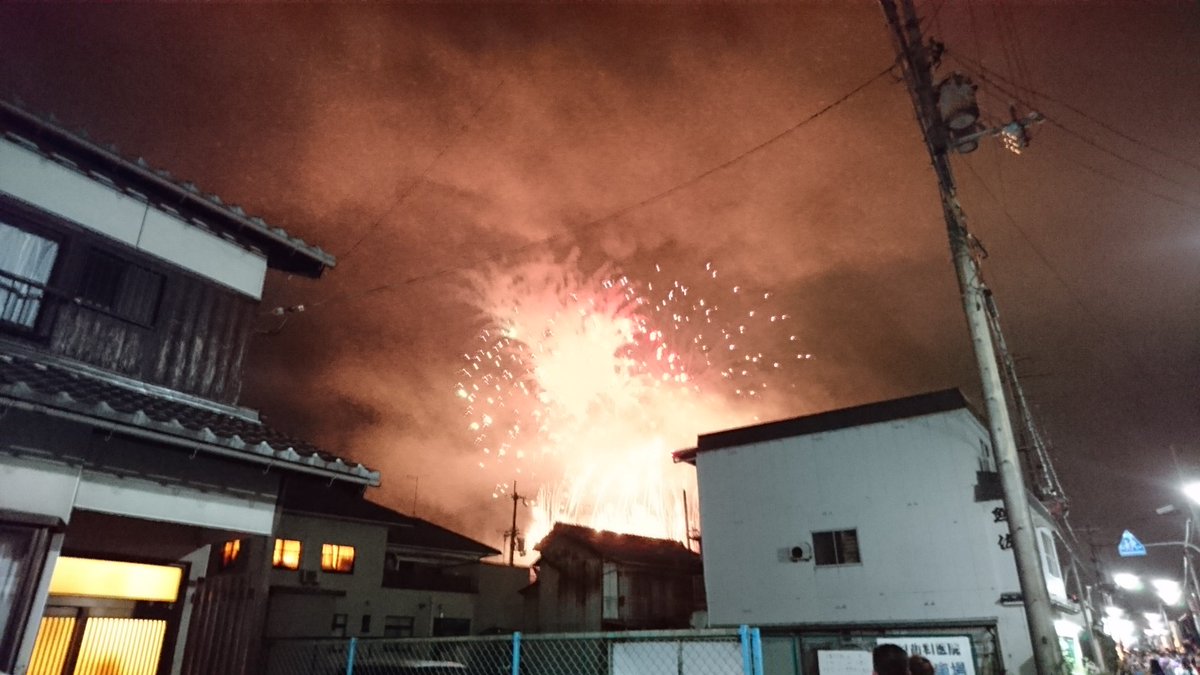 友達と行った花火大会！