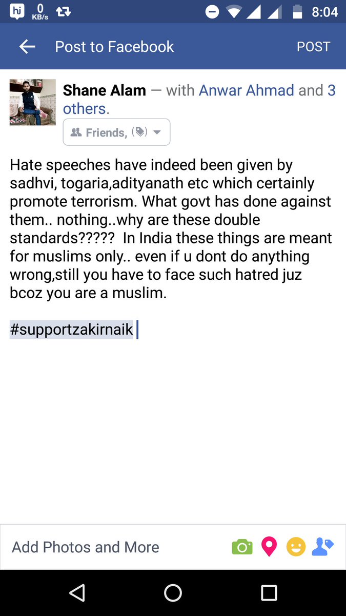 shanealam575's tweet photo. #SupportZakirNaik https://t.co/JPZhjmf3KU