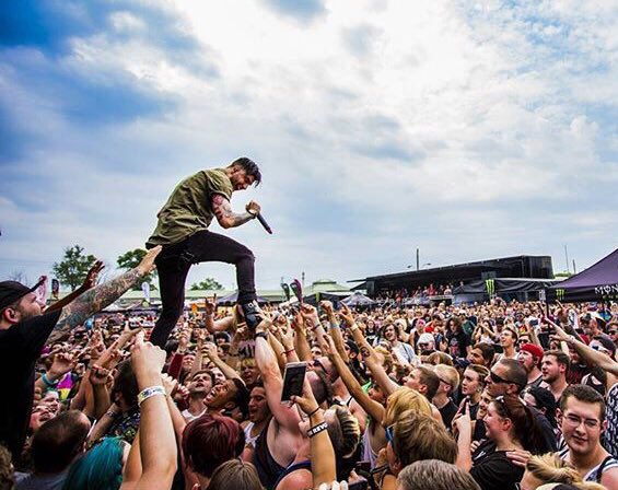ICENINEKILLS's tweet photo. We play 4:20pm on monster stage north! Signing at 2pm at our Merch tent. https://t.co/0zoLFzaGXz
