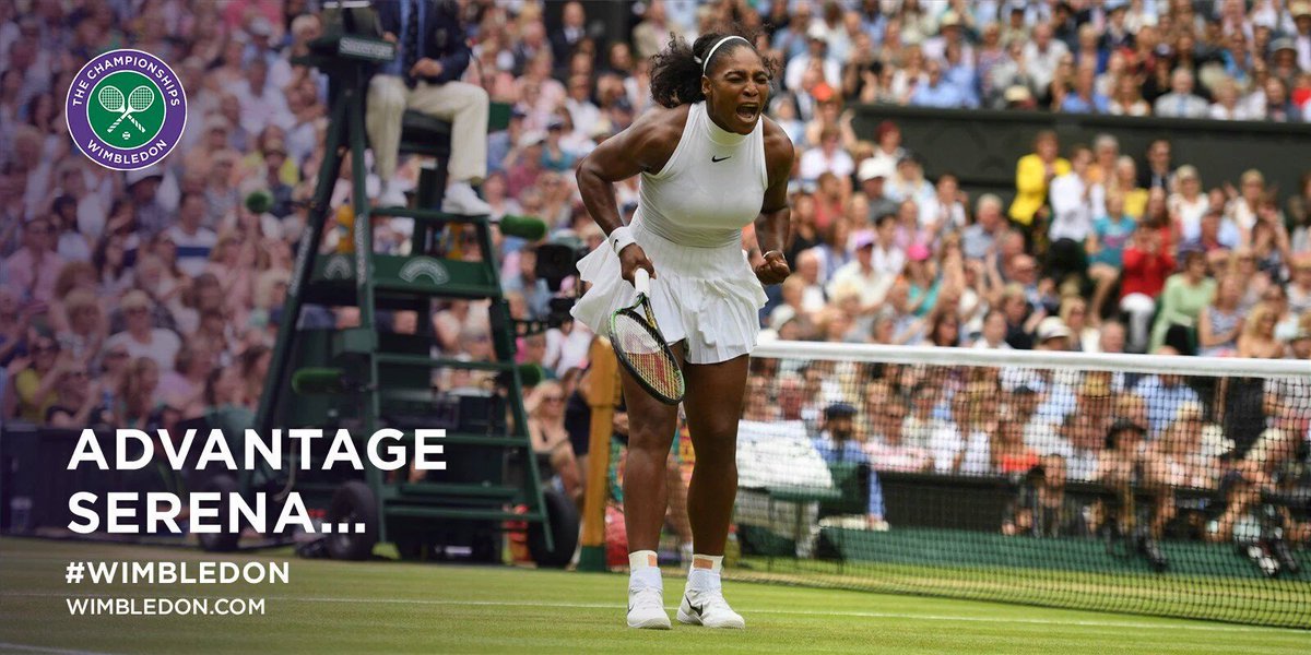 ErnestDrive's tweet photo. #Wimbledon: S.Williams defeats A.Kerber 7-5,6-3 to equal Steffi Graf's 22 Grand Slam-wins record @Radio2000ZA https://t.co/2PoIjIJptc