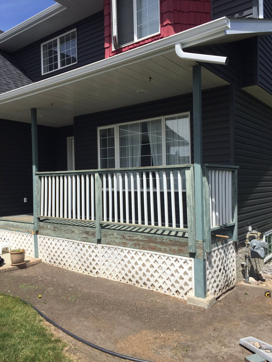 Before and after! trunate.ca <a href="/Trex_Company/">Trex Company</a> #islandmist #Lacombe