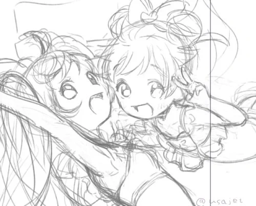 オールキャラのイラスト本つくりたいけどどうなるかわからんけどとりあえず表紙! 