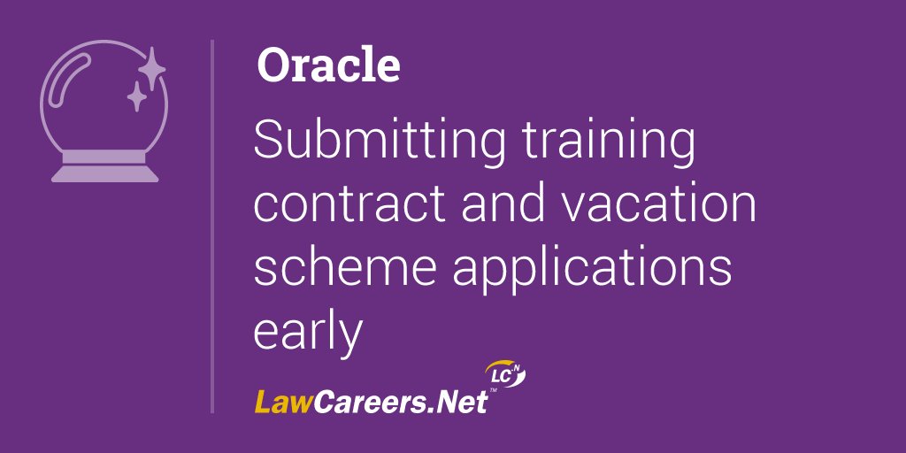 How early should you be applying for training contracts? The deadlines are approaching! ow.ly/4KiL3020K1Y