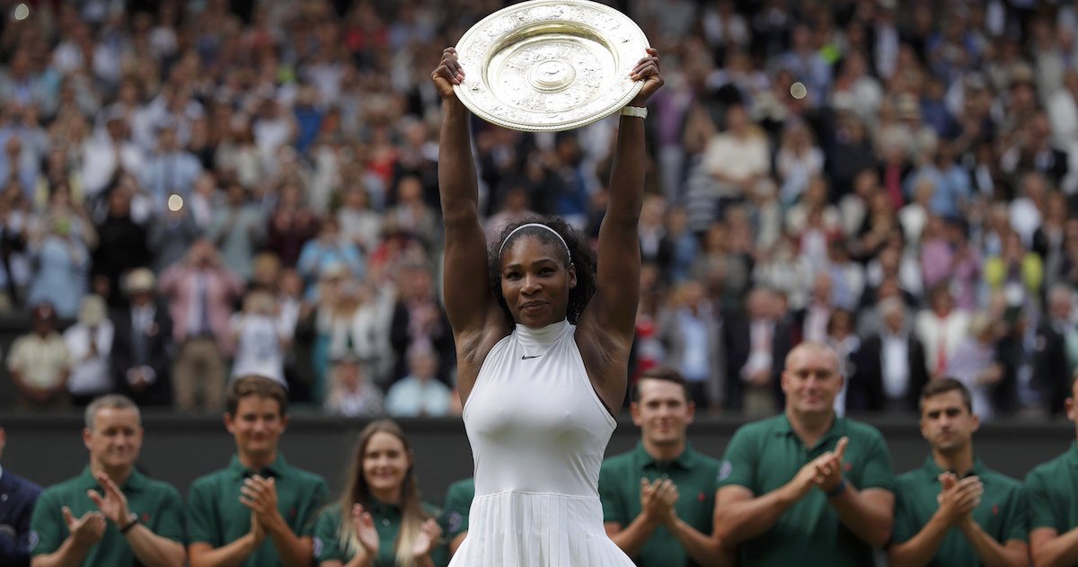 theScore's tweet photo. Serena's Grand Slam wins:
🇬🇧🇬🇧🇬🇧🇬🇧🇬🇧🇬🇧🇬🇧
🇦🇺🇦🇺🇦🇺🇦🇺🇦🇺🇦🇺
🇺🇸🇺🇸🇺🇸🇺🇸🇺🇸🇺🇸
🇫🇷🇫🇷🇫🇷 https://t.co/cpAGtyTjUs