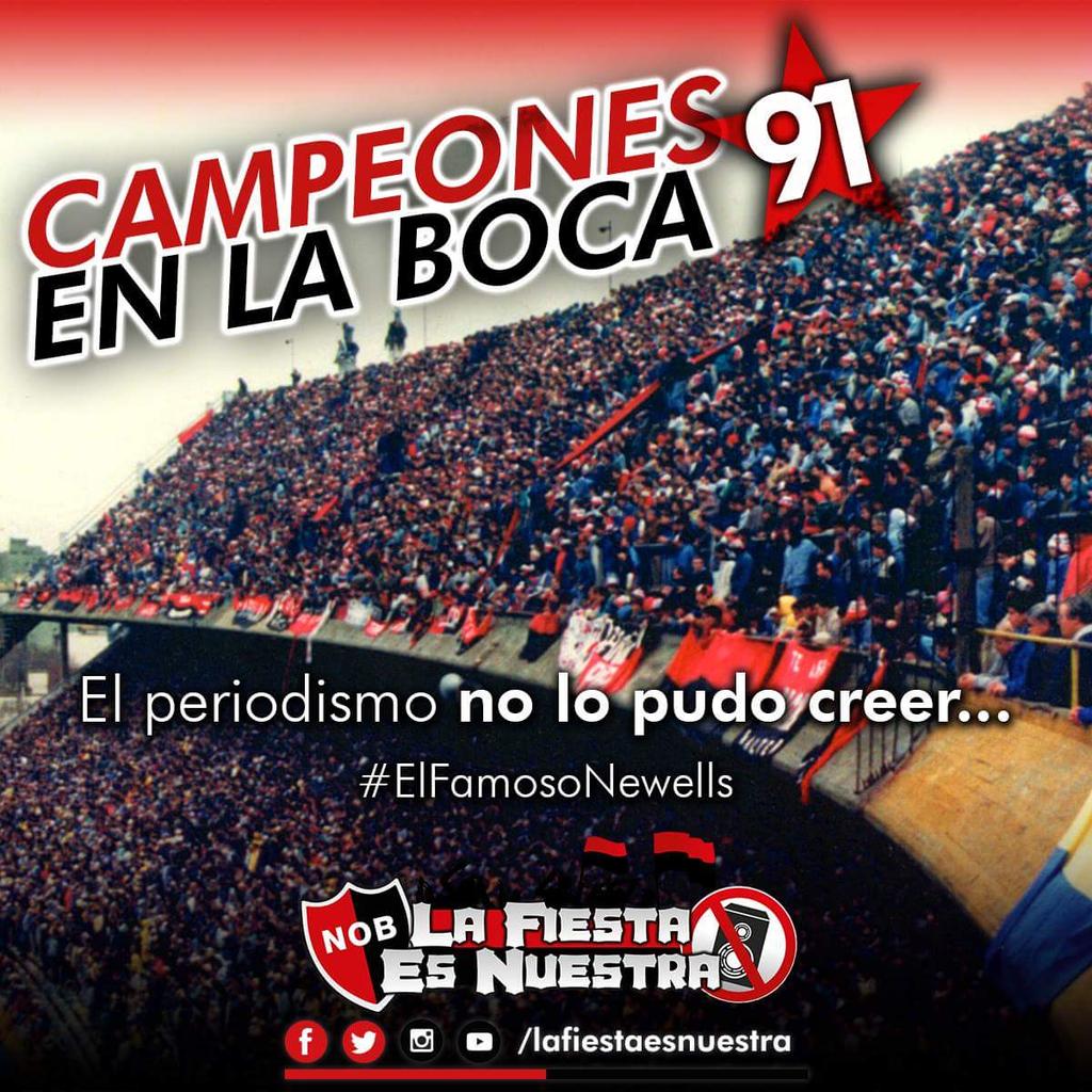 Los héroes anonimos que alentaron, sin parlantes, hasta el final! #ElFamosoNewells