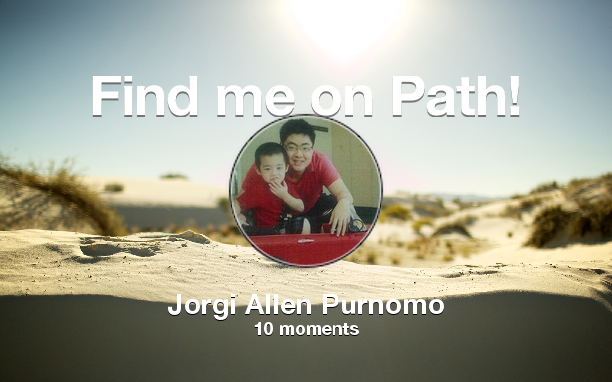 allenjorgi's tweet photo. Find me on #Path now! Go to https://t.co/cgaNFVJuDL https://t.co/om0oWLsWyI