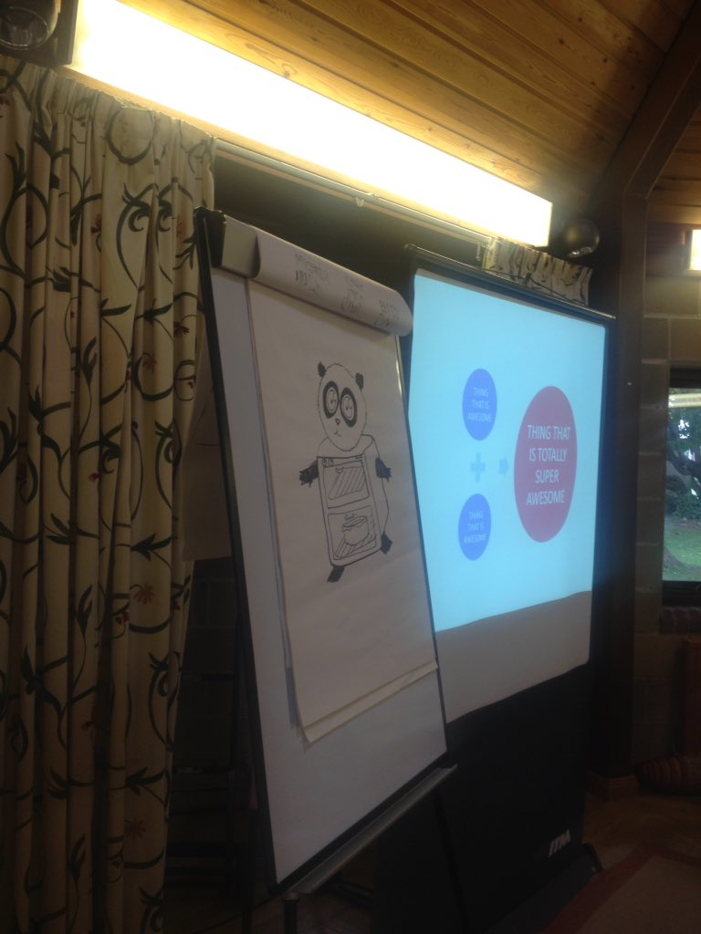 St Albans LitFest (@stalitfest) on Twitter photo Presenting the International Debut of Nibbles the Panda Oven! Courtesy of <a href="/neillcameron/">Neill Cameron Has Left The Building</a> & v. imaginative children! Presenting the International Debut of Nibbles the Panda Oven! Courtesy of <a href="/neillcameron/">Neill Cameron Has Left The Building</a> & v. imaginative children!