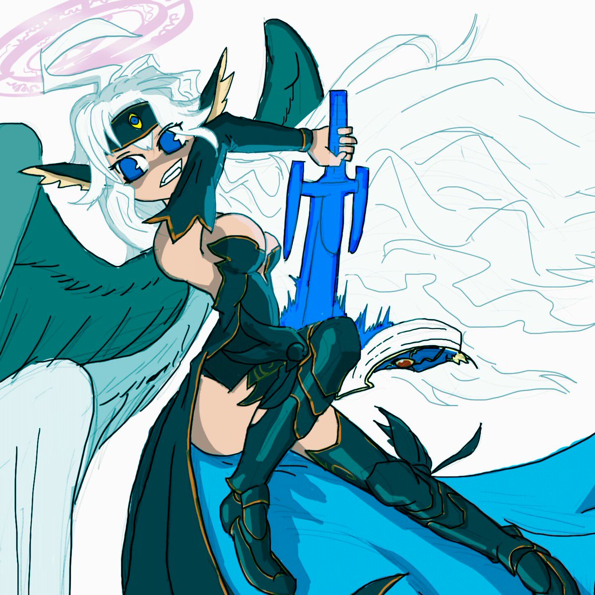 闇メタ
#パズドラ版深夜の真剣お絵描き60分一本勝負 