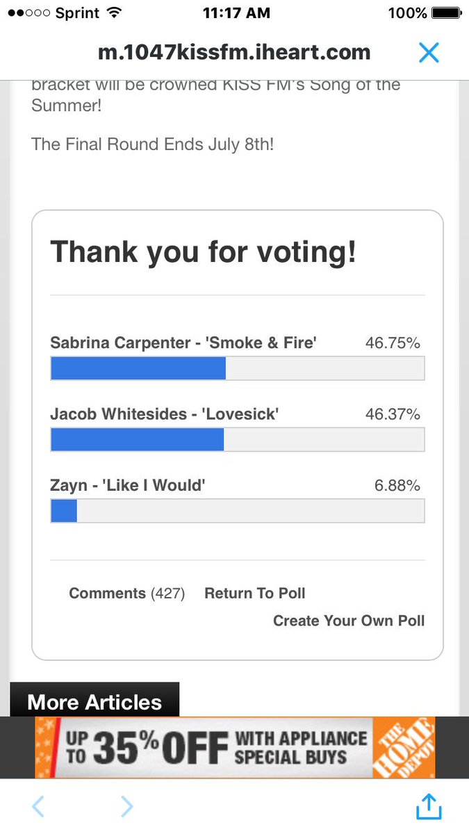 SABSFALLING's tweet photo. WERE BEHIND AGAIN NOOO CMON GUYS KEEP VOTING #KISSFMSUMMERSONG Jacob Whitesides LOVESICK @JacobWhitesides https://t.co/48EWhz20CW