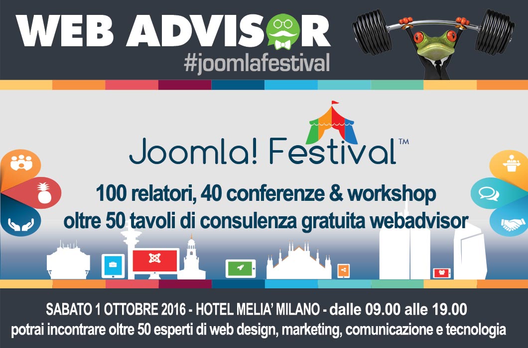 Web Advisor Italia (@webadvisorit) on Twitter photo dicono che web marketing festival #wmf16 è anche un poco <a href="/Joomla_Festival/">Joomla Festival 2016</a> allora è anche un poco #webadvisorit dicono che web marketing festival #wmf16 è anche un poco <a href="/Joomla_Festival/">Joomla Festival 2016</a> allora è anche un poco #webadvisorit