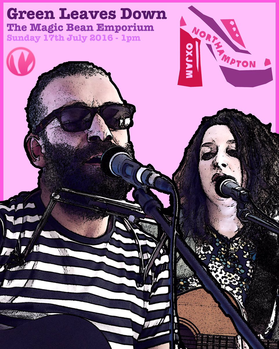 Next Sunday at <a href="/MagicBean60/">Magic Bean Emporium</a> with the super talented <a href="/GreenLeavesDown/">Green Leaves Down</a> from 1pm! <a href="/NrthmptonEvents/">NN Events</a> 💃😎