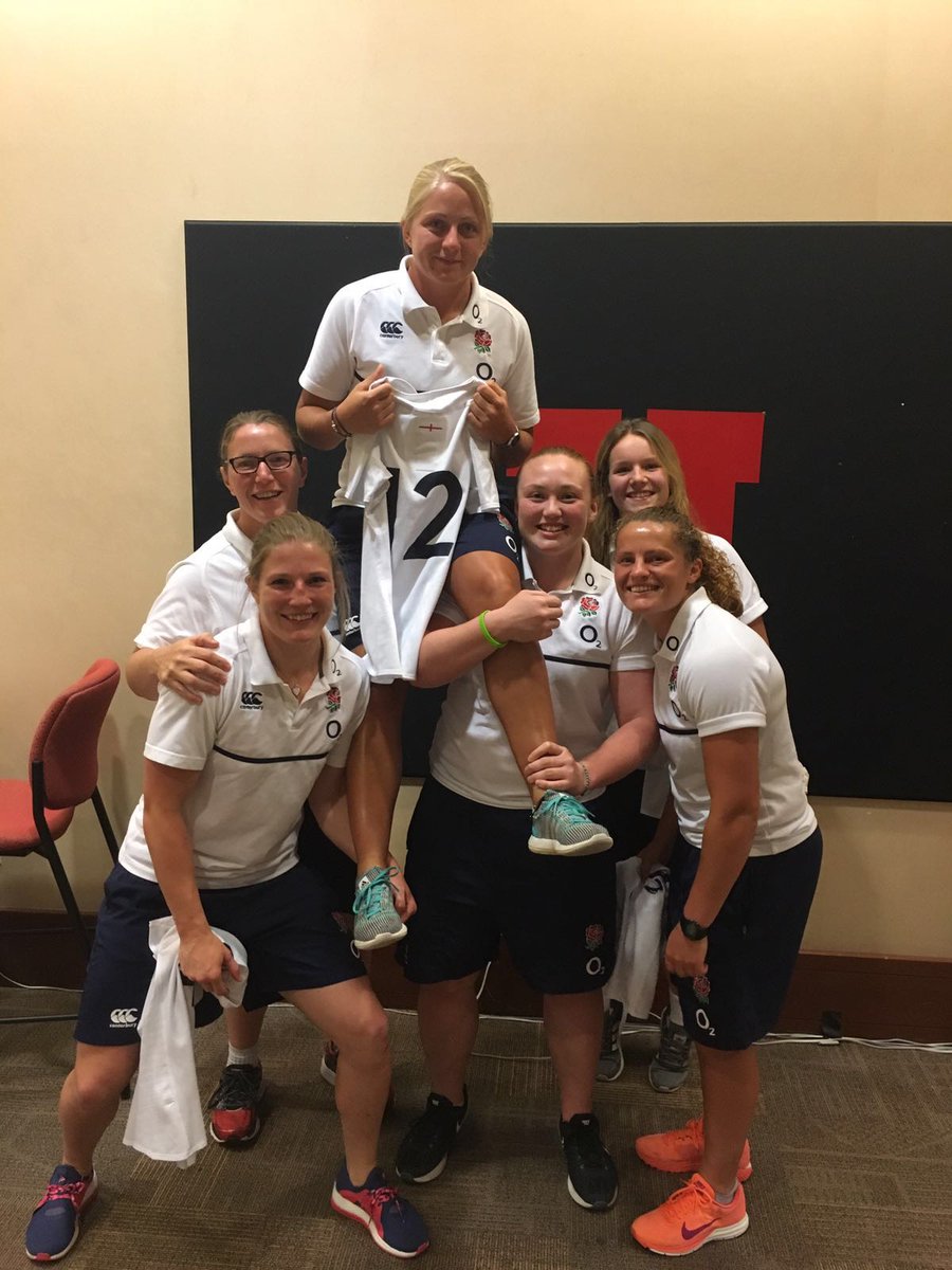 Blackburn9's tweet photo. Massive congratulations to @CeriLarge10  getting her 50th cap today! #Legend https://t.co/aOzkP096hH