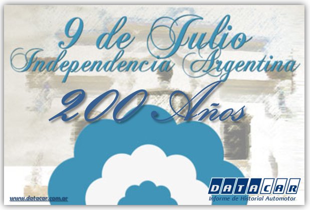 Festejemos juntos #FelizDiaDeLaPatria #9dejulio 
Averiguá todo de tu próximo auto usado en datacar.com.ar
