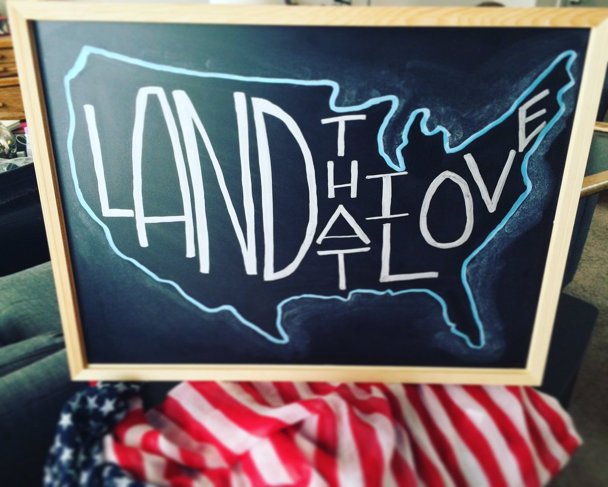 chalk_the_line's tweet photo. #landthatilove๐บ๐ธ #bethechange #USA #chalktheline #chalkart https://t.co/8g1F0SkdYW