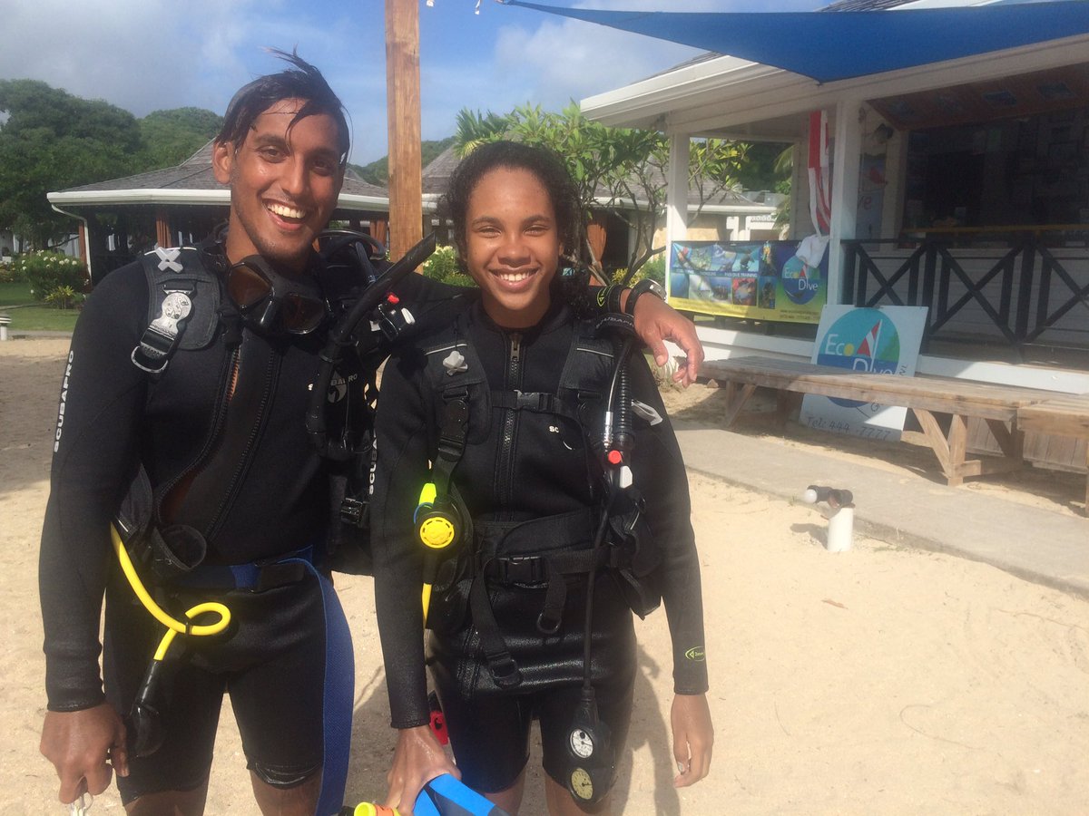 GrenadaEcoDive's tweet photo. .@PADI Open Water Diver course started! Congratulations Nia Grenadian #PADIwomen #purediving https://t.co/v6SlDxcEKw