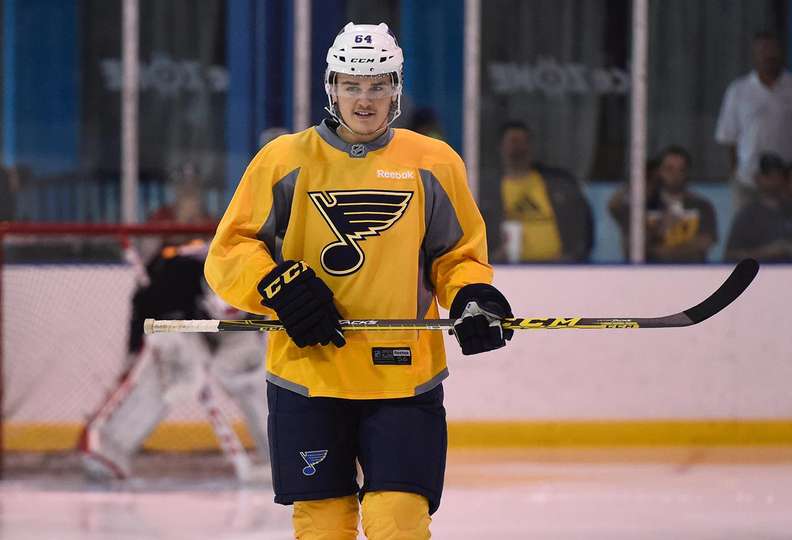 StLouisBlues's tweet image. Take a look back at #stlblues Prospect Camp with photos from this week: bit.ly/29tyGox (📷 @scottrovak)