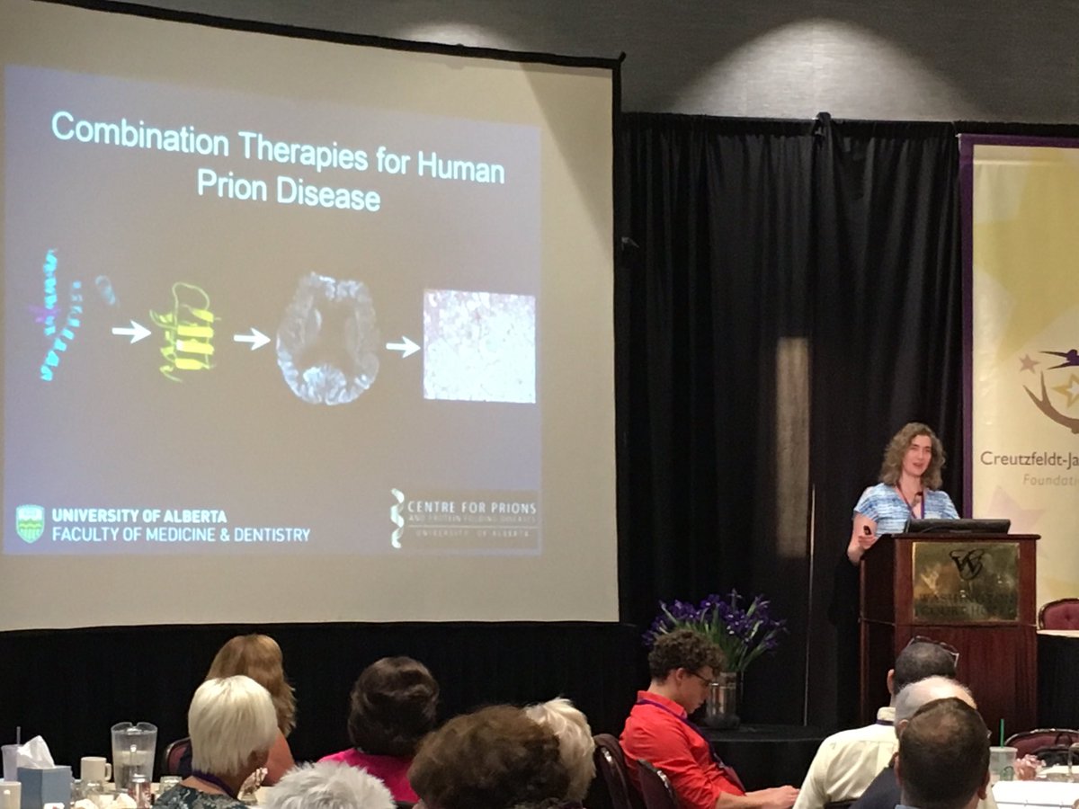 RT <a href="/AnitaJenkinsAJ/">Anita Jenkins</a>: Really appreciated hearing <a href="/PrionGirl/">Valerie Sim</a> present this afternoon at the #CJDConference2016! #CureCJD