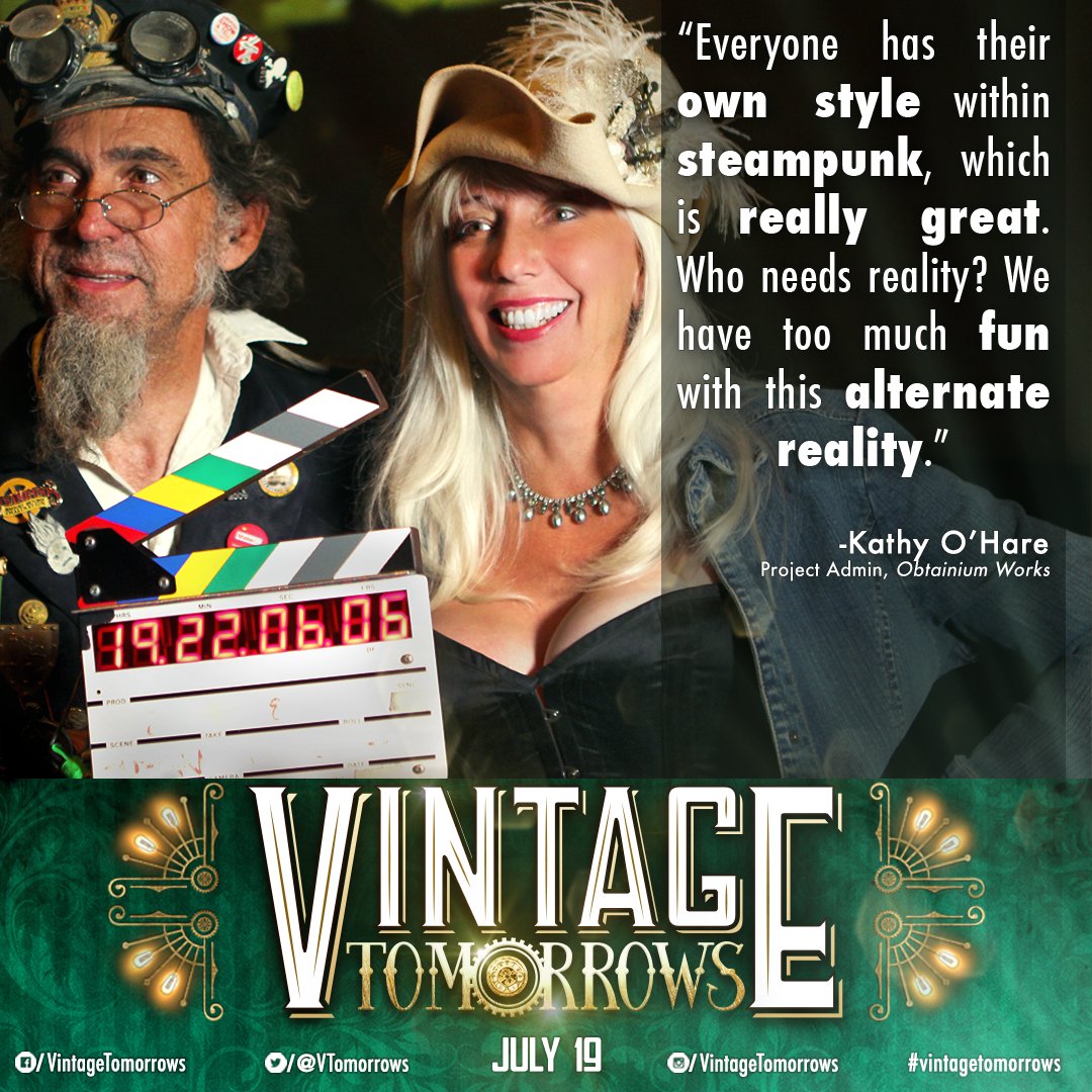 VTomorrows's tweet photo. Presenting the cast of #vintagetomorrows #26: Kathy O'Hare of #obtainiumworks

https://t.co/sbOpQy2UTr https://t.co/EZF7jO6BYh