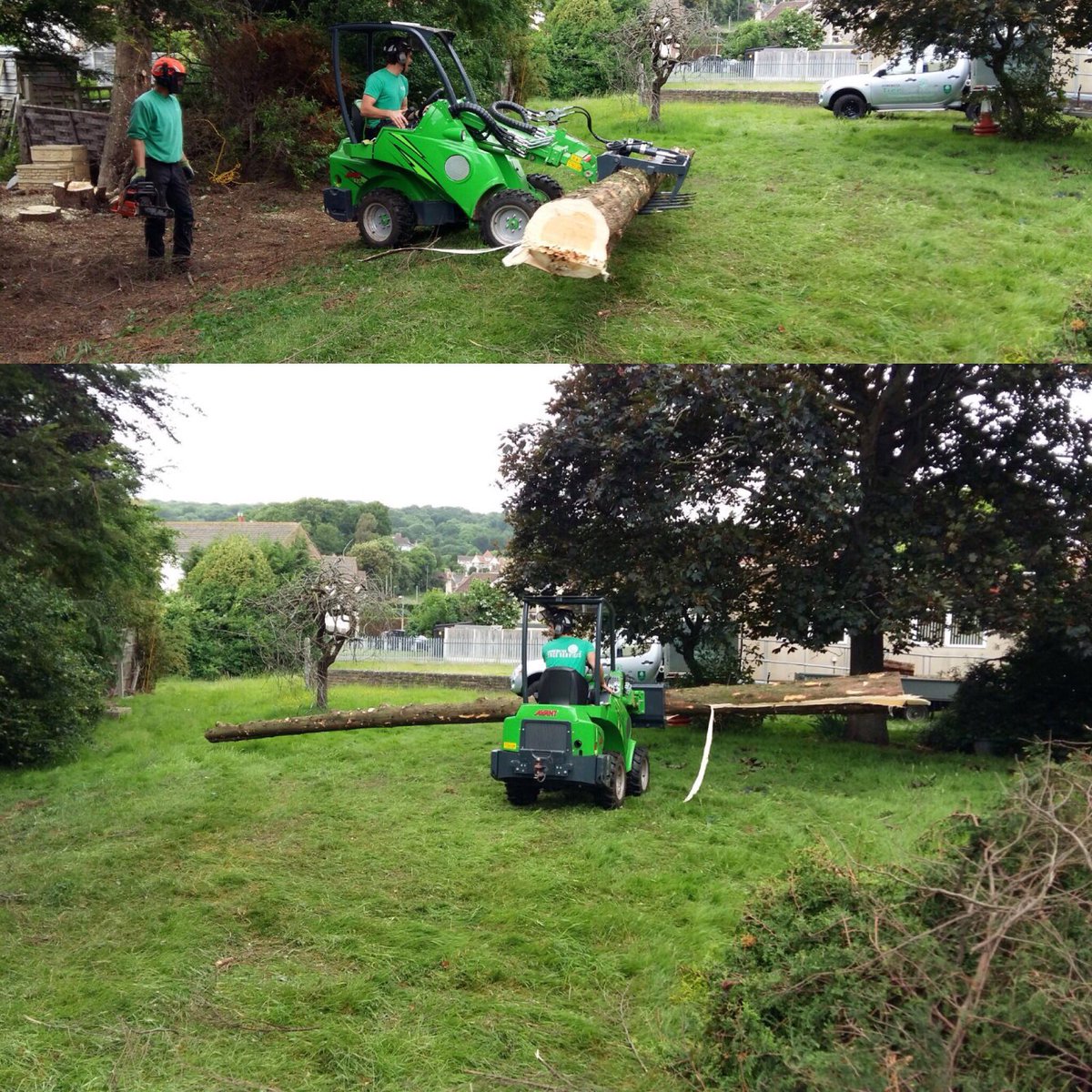 log haulage with my <a href="/AvantTecnoUK/">Avant Tecno UK</a> 420. So much #power #workhorse #donkey #loveyourspine <a href="/John_AvantUK/">John Spencer</a>