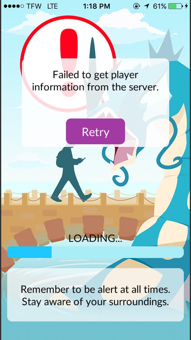 Emilys0033's tweet photo. @PokemonGoApp every time. 😩😩 I can't play!!!! https://t.co/CYQsTktqpf