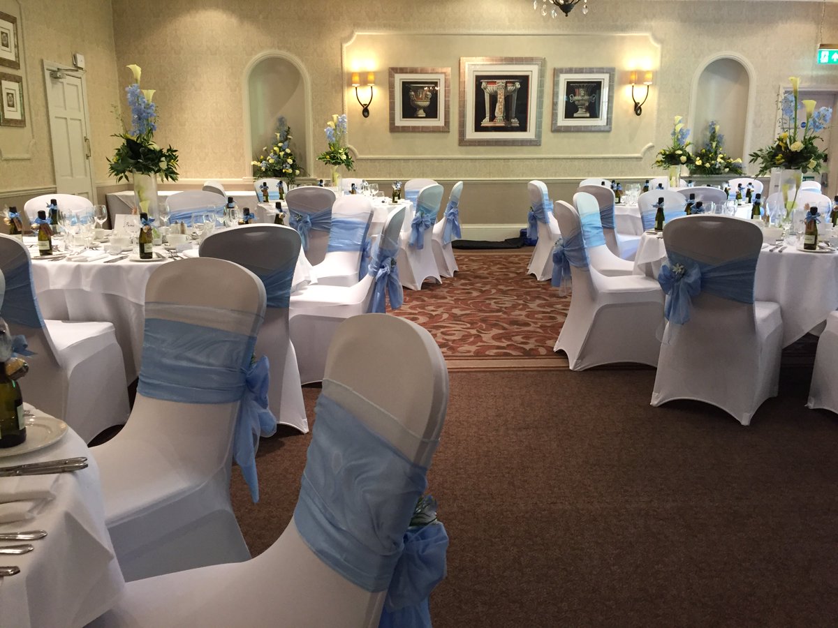 CandPevents's tweet photo. Louise and Andy chose styling in two shades of pale blue.#bride #wedding #happyeverafter https://t.co/lvxT4oqIvU