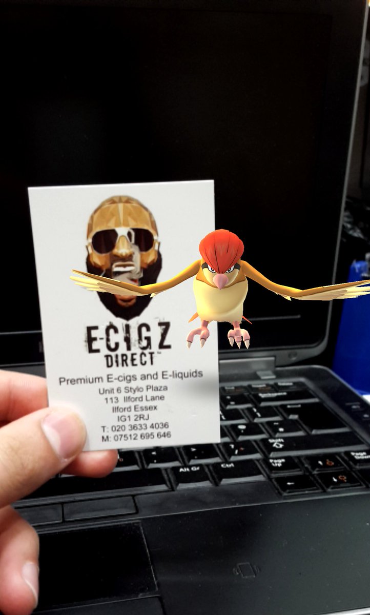 ECIGZDIRECT's tweet photo. A wild pidgeoto appeared at our vape shop! Who's tried #PokemonGO #vapedaily #vapelife #vapeon #vapecommunity #vapor https://t.co/gxBPGGqG13