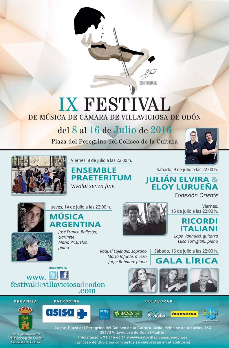 pronomoflute's tweet photo. Hoy Julián Elvira y Eloy Lureña presentan "Conexión Oriente" en #VillaviciosaDeOdon @marioprisuelos @MusicaViva_ https://t.co/2m73D68ytE