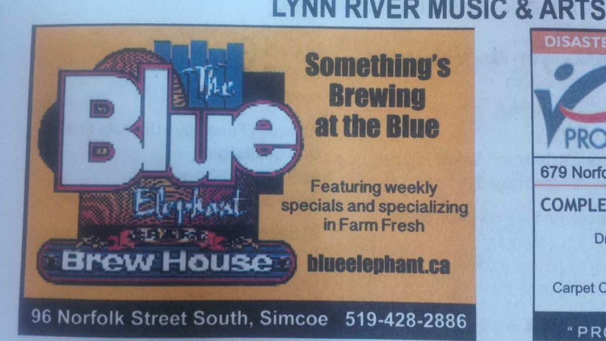 Time for a refreshing pilsner for me and a strawberry for Barb. <a href="/BlueElephantInc/">The Blue Elephant</a>