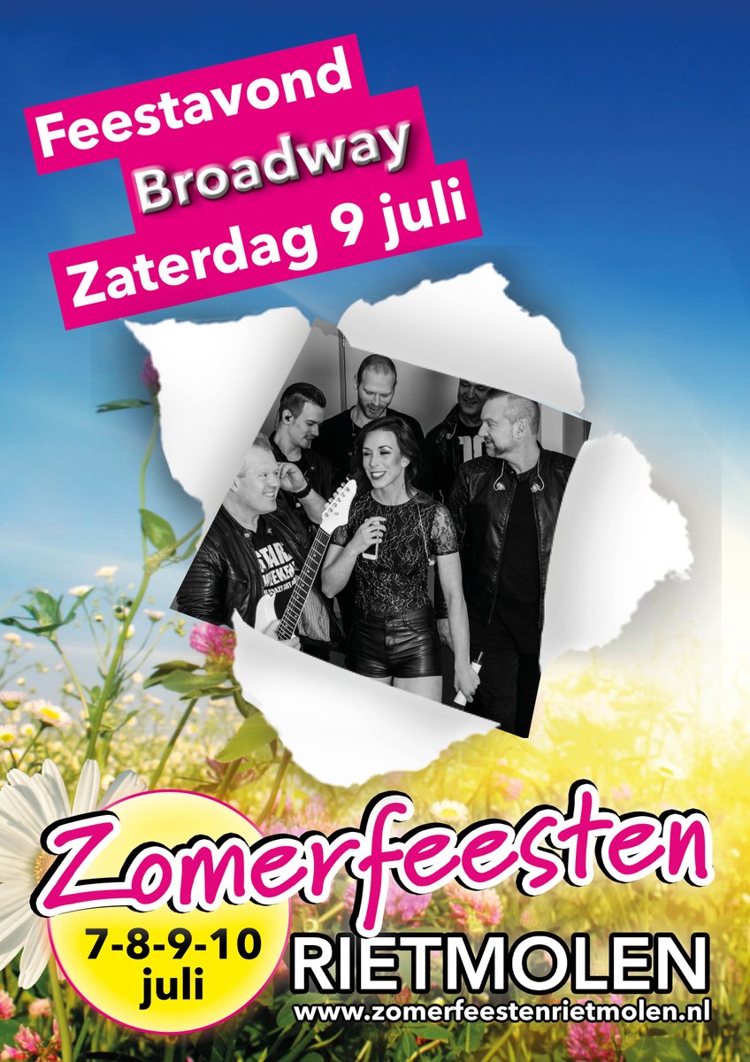 En vanavond ook in Rietmolen: <a href="/Broadway_online/">Broadway</a>! Tot straks!!