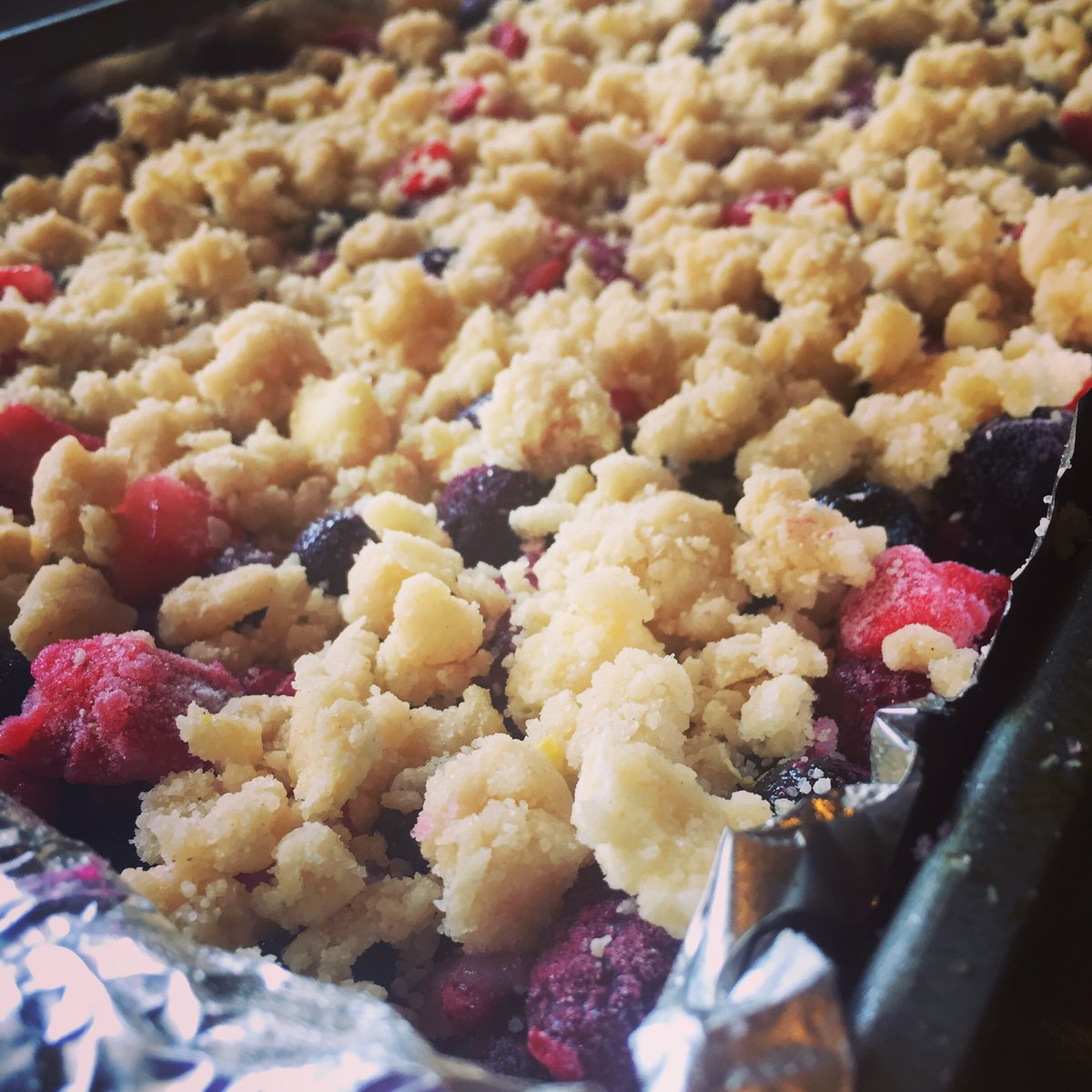 Be sure to stop in later <a href="/eastendmkt/">East End Market</a> and get yourself a fruity lemony slice of heaven. Heading into the oven!