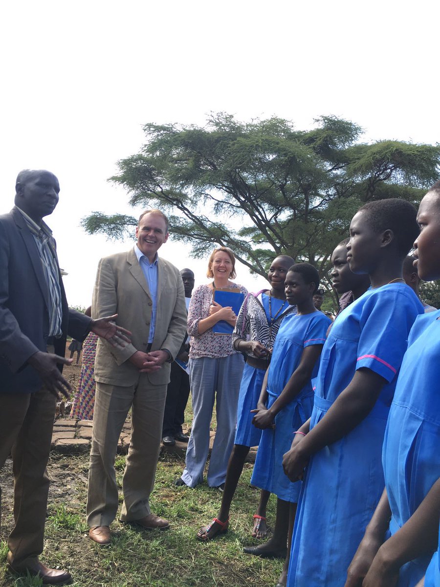 IrlEmbUganda's tweet photo. Photo recap of fantastic day1 of @Joe_McHugh_TD visit 2 Ug! Ireland stands with the people of karamoja #partnership https://t.co/Fe3hhwofa1