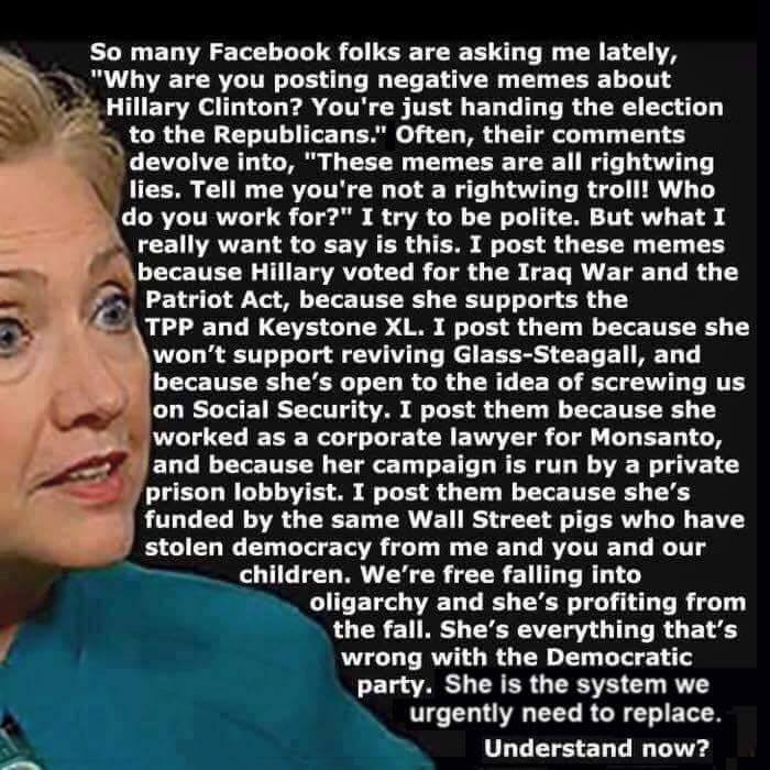 Libertea2012's tweet photo. RT From FB CA for Bernie Sanders "If we're being honest, this is the answer" #CaliforniaforBernieSanders #Outraged https://t.co/W4EjxoayJd:…